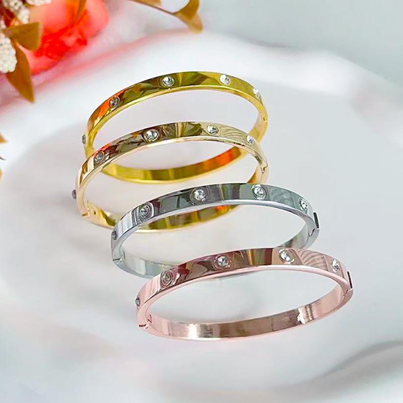 Korean Fashion Versatile Bracelet Women's Open Electric Color Bracelet Bracelet