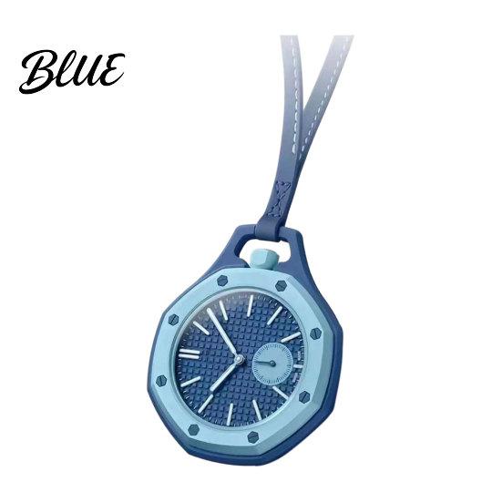 Macaronová barva Kapslové hodinky Barevné osmihranné hodinky Mechanické Quartz Analogové Duté pouzdro Řemínek z umělé kůže Náhrdelník s řemínkem pro muže ženy