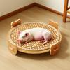 Removable Summer Cat Hammock Round/Rectangle Pet Sleeping Couch Cat Scratcher Board  Small Animal