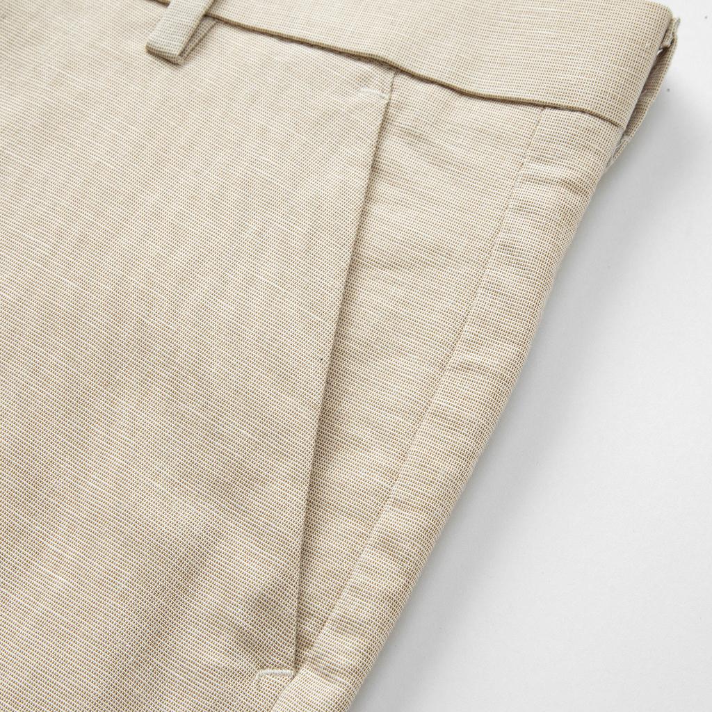 Men's Casual Pants with Natural Linen & Lightweight Breathable Cotton
