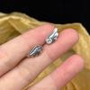 Angel Wing Shaped Ear Studs Alloy Crafted Stylish Everyday Accessory for Party Wear Trendy Feminine Jewelry