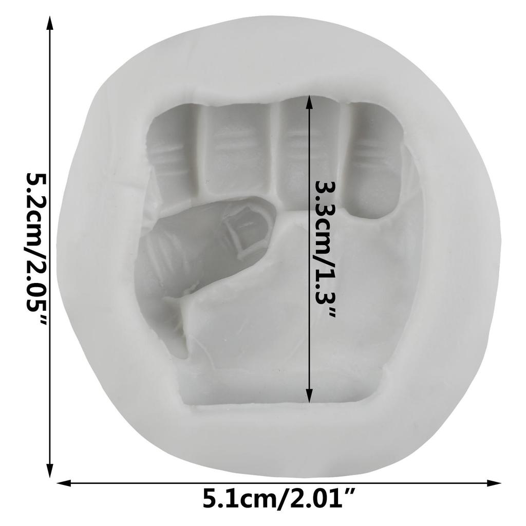 Pěst Silikonové formy Pěst Fondánová forma Nástroje na zdobení dortů Topper na cupcake Čokoláda Cukroví Řemeslo Guma Pasta Polymerová hlína