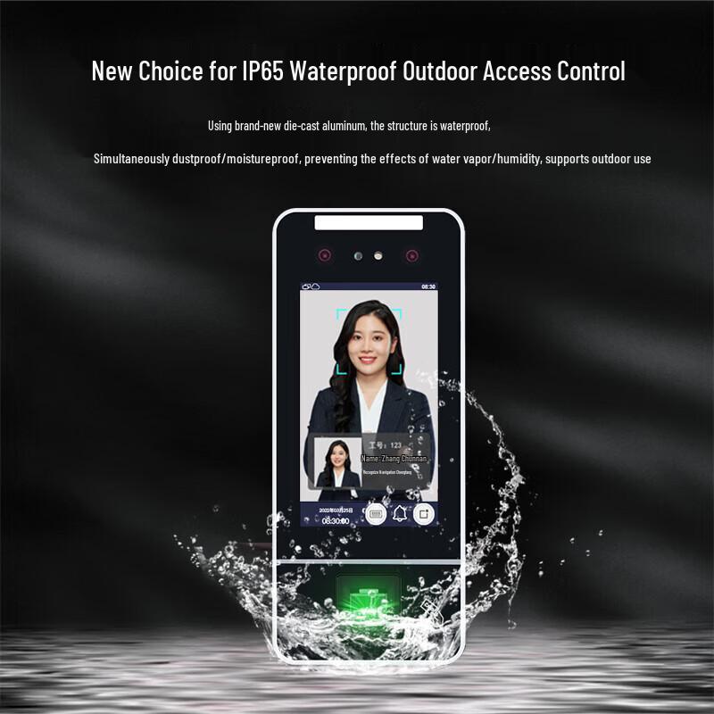 Realand F88 Dynamic Facial & Fingerprint Recognition Access Control System