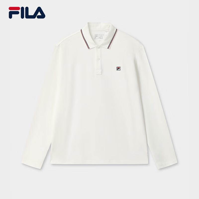 Fila Men s Knitted Long-Sleeve Polo Shirt M