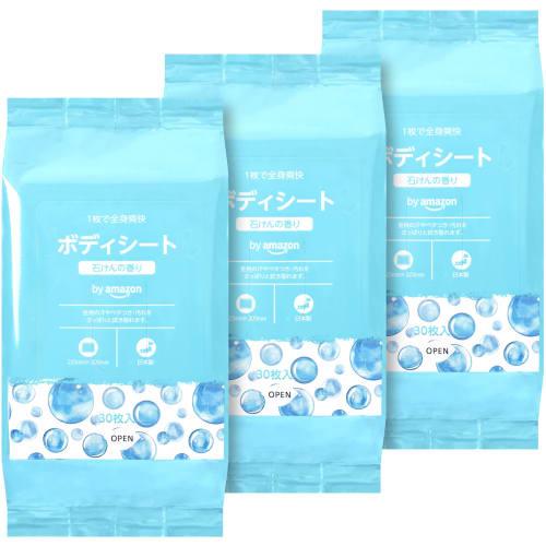 By Body Sheet Soap Scent 30 Sheets X 3 Packs