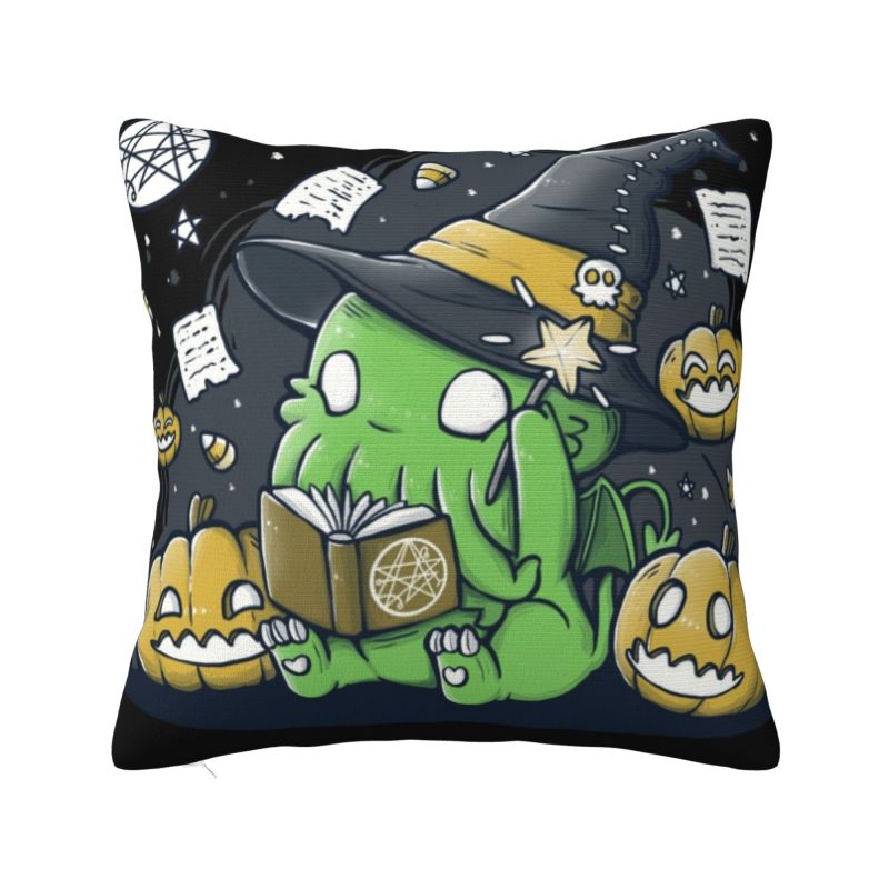 Custom Cthulhu Nordic Cool HP Lovecraft Cushion Cover Polyester The Old God of Rlyeh Pillow Case Home Decor