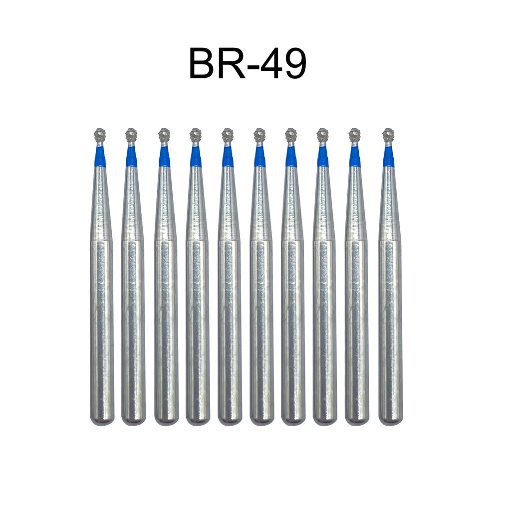 Nun Ck 10 Stück/Packung Dental Diamantbohrer für Hochgeschwindigkeits-Handstück Zahnarztbohrer FG-Serie Durchmesser 1,6 mm