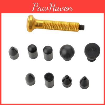 Tap Car Pen Metal Down Dent Repair Set Knockdown Tool With 9 Heads Tips Hand Tools Removal For