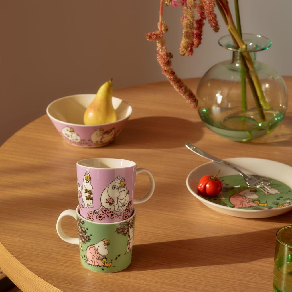 Moomin Arabia Classic Purple 280ml Capacity [Official Import] Mug, Sweethearts, & Pink, Approx.