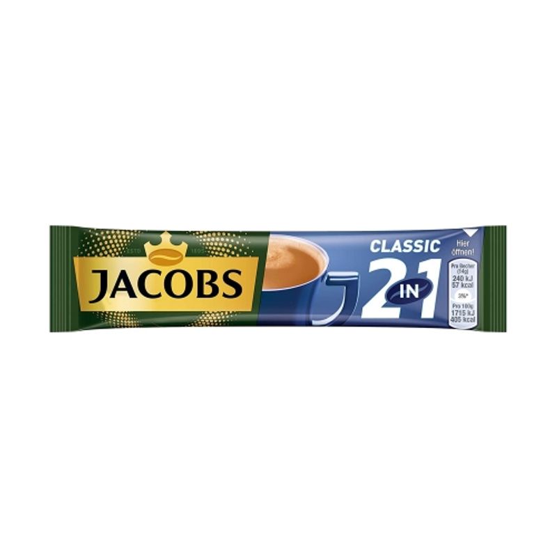 Jacobs 2-in-1 Classic Coffee Mix 10 Packs 140g