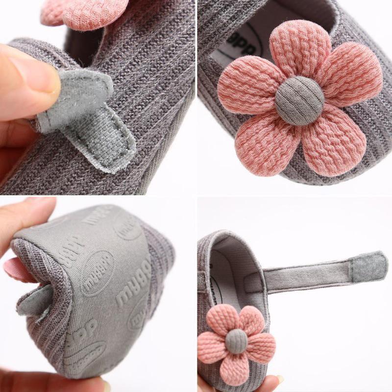 Baby Bow Knot Non-slip Toddler Shoes, Breathable Soft Sole for 0-18 Months