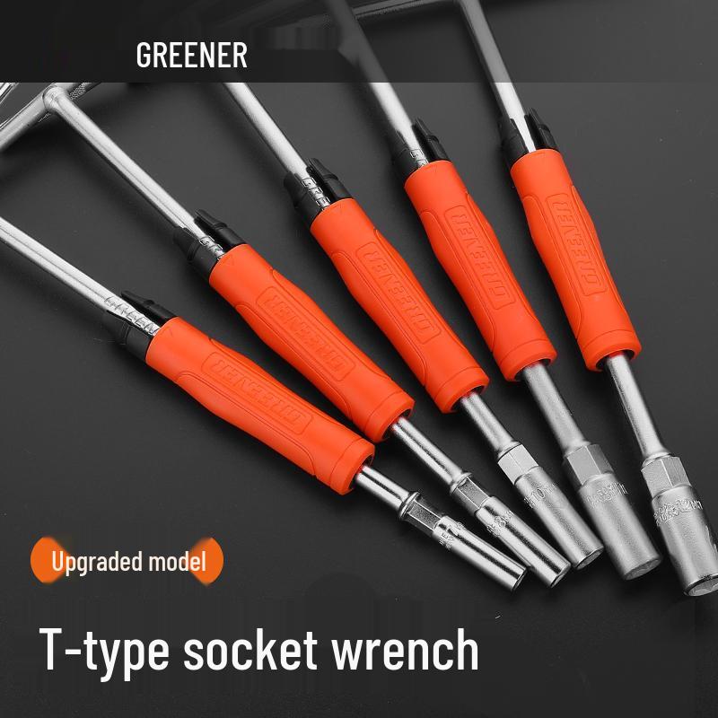 Klíč T-bar s šestihrannou hlavou Green Forest 6-19 mm pro opravy automobilů a motocyklů