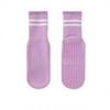 Women's Custom Embroidered Logo Pilates Reformer Socks Knitted Yoga Socks Grip for Autumn Season Crew High Logos Cuff Bottom