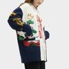 Fila Dragon Series Color Block Letter Cartoon Print Open-Front Long Sleeve Sweater Women Sweater Cloud-White F11W419408F-WT