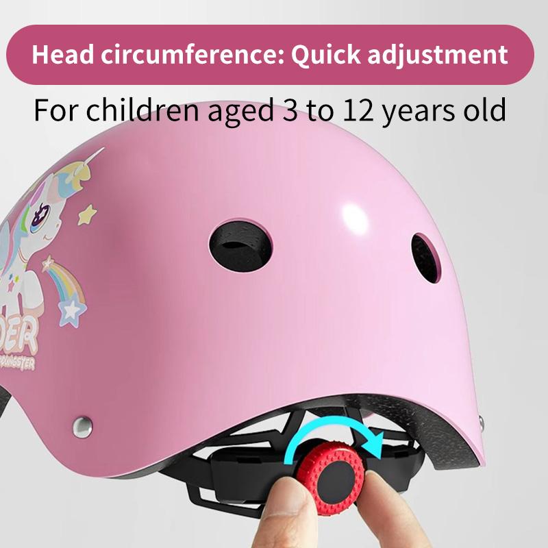 Child protective equipment helmet elbow knee pads for girls aged 3 4 5 6 7 8 9 10 11 12 year boy Suitable for roller skating and skiing