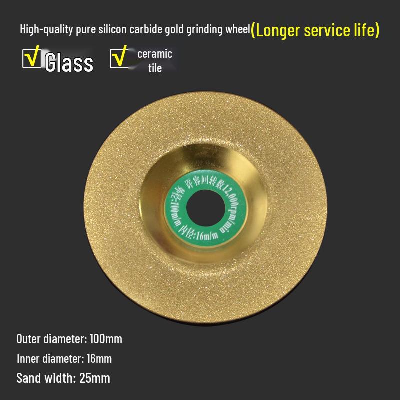 Diamond Angle Grinder Disc for Trimming, Chamfering, Cutting, and Polishing Tiles