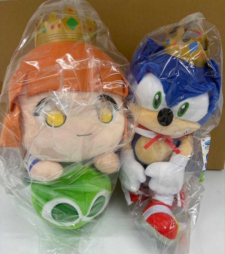SEGA Lucky Kuji Sonic Puyo Plush S Prize P 30cm Set 2