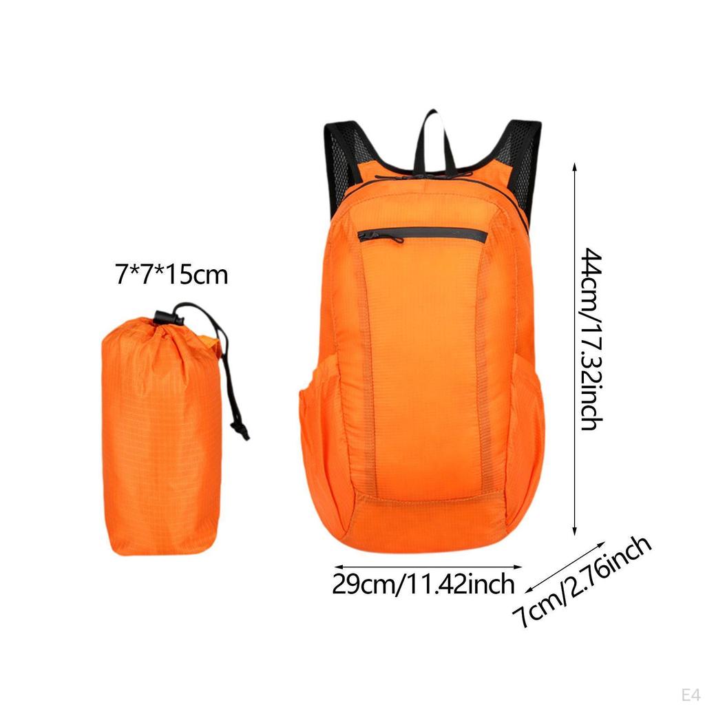 Foldable Backpack Lightweight Packable Water Resistant Casual Travel Daypack for