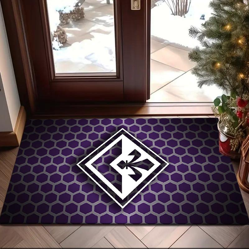 1PC Fiorentina Football Club Rug Game Carpet, Floor Mat for Bedroom Living Room Entryway Rug, Home Decor Idea Gift for Christmas birthday