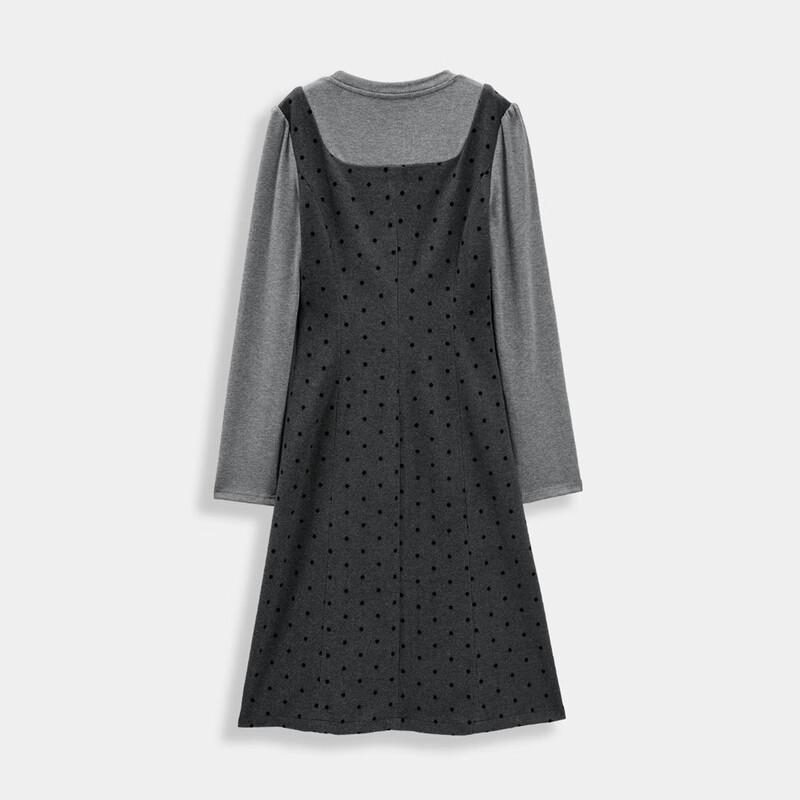 IEF Petite French Retro Commuter Long Dress