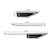 2 Pezzi Accessori Auto Strisce Porte Laterali Adesivi Auto per Peugeot  206 307 308 3008 207 208 407 508 2008 408 4008 Auto