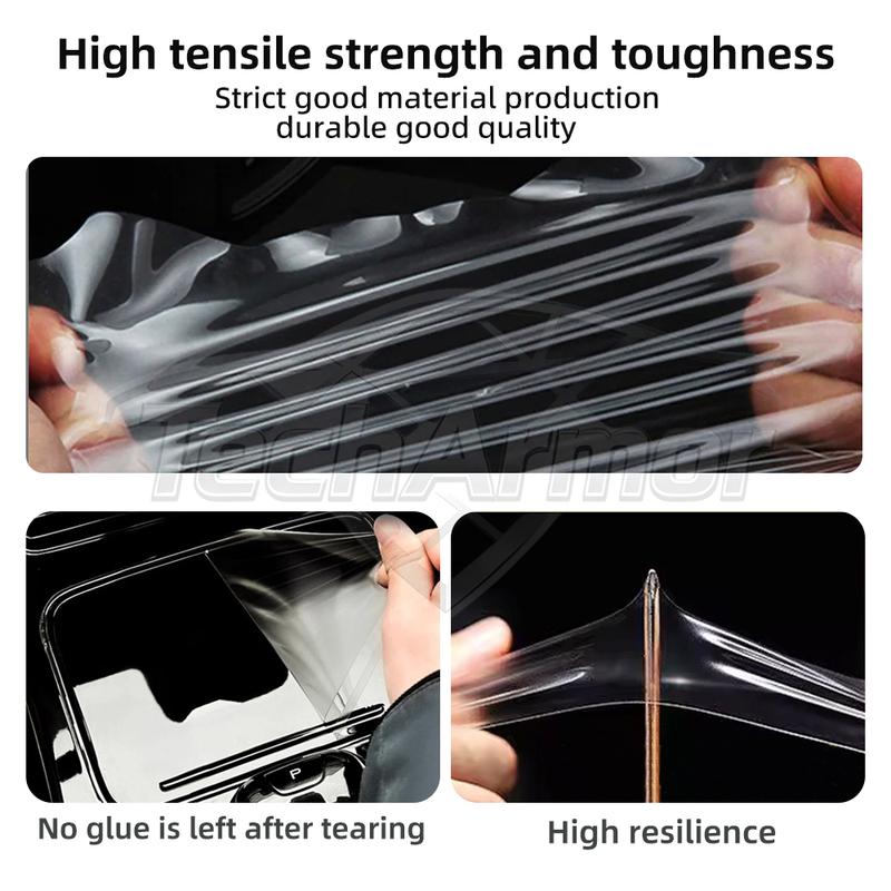 Car Interior TPU Protector Anti-scratch Film For Kia Carnival Sedona KA4 21-23 Auto Protective Transparent Stickers Accessories