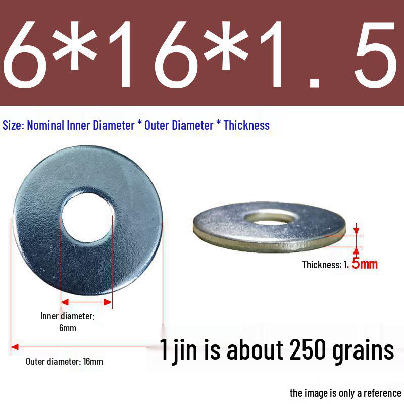 Galvanized Oversized Metal Washers M3-M60