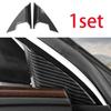 For Toyota Avalon 2019-2022 Carbon Fiber A Pillar Front Triangle Cover Trim 2pcs