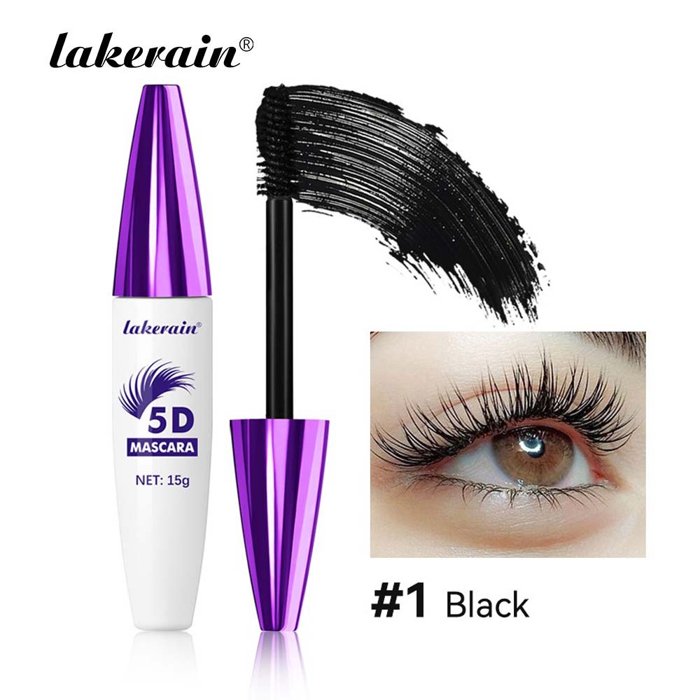 

Тушь для ресниц 5D Extreme Volume Lash, водостойкая и долговечная, для естественного утолщения и подкручивания ресниц чёрный