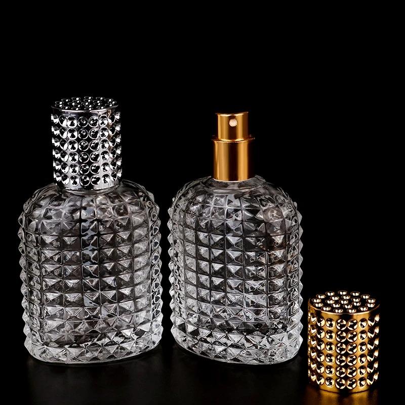 1/3Pcs 30ml 50ml New Style Pineapple Portable Glass Perfume Bottle With Spray Empty With Atomizer Refillable Bottles