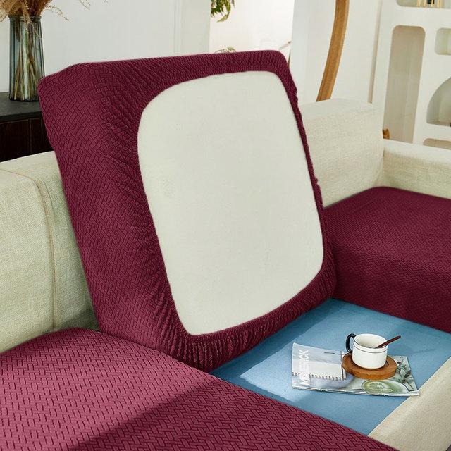 Huse de pernă de canapea jacquard pentru sufragerie Animale de companie Protector de mobilier pentru copii Polar fleece extensibil Huse detașabile lavabile pentru canapea