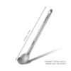 TOMSHOO Titanium Long Handle Spoon Outdoor Portable Dinner Spoon Cutlery Camping Backpacking Picnic Ultralight 15g