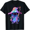 EDM DJ Festival Outfit Mannen & Vrouwen Unisex-Volwassenen Psychedelisch Festival Trippy Tovenaar EDM Rave T-shirt Zwart Klein Korte Mouw T-shirt