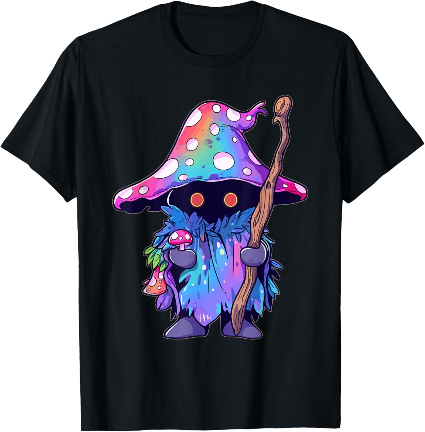 

EDM DJ Festival Outfit Men & Women Unisex-Adults Psychedelic Festival Trippy Wizard EDM Rave T-Shirt Black Small Short Sleeve T-Shirt S разноцветный