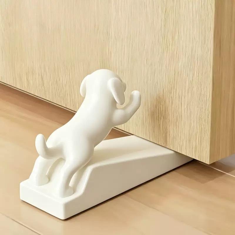 1PC 3d Printing Decorative Door Stop Cute Puppy Door Stop Non-slip Dog Shape Door Stopper