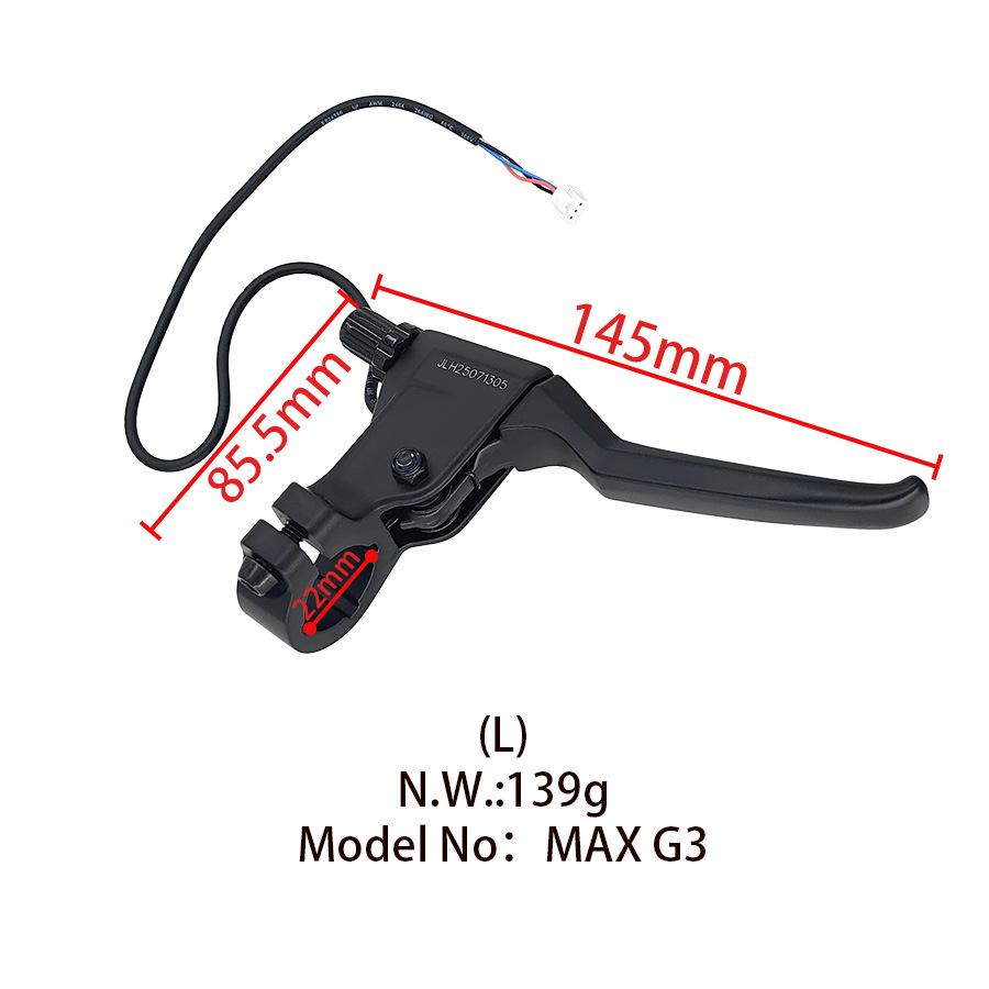 Left & Right Brake Levers for 9-Inch MAX G3 Electric Scooter