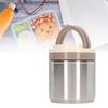 Insulated Food Jar 304 Stainless Steel Japanese   Round Shape Vacuum Lunch Food Container for   Worker 1.2L