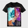 Dragon Ball Super Saiyan Print Pattern Tshirt Casual and Cool Shortsleeved Tshirt Casual and Comfortable Parentchild Outfit