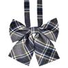 Japanese Academy Style Women's Uniform with Floral Bow Tie