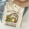 Woke Up Handsome Again This Is Getting Ridiculous Shirt, Funny Frog Gift For Him, Humorous Frog Graphic Tee, Funny Guy Gift