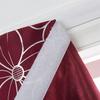 Portable Curtains Window Drapes Bathroom Polyester Window Curtain Floral Printed Blackout Curtain