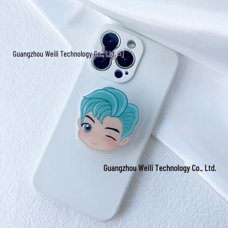 Acrylic Epoxy Cartoon Celebrity Airbag Phone Holder