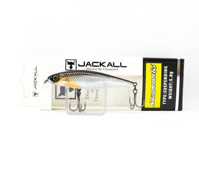 Jackall Isca Suspend Squad Minnow 65SP HL Prata e Preto (4621)