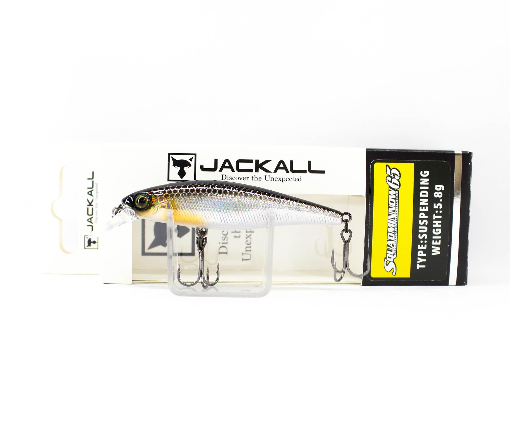 

Воблер Jackall Squad Minnow 65SP Suspend HL Серебристо-черный (4621)