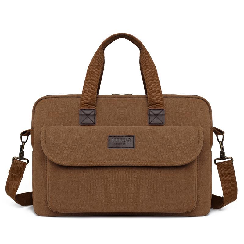Fashionable and Casual Men's Business Trip Handbag for Work Commuting Home Travel Bag Casual Simple Crossbody Storage Bag