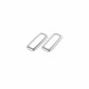Silver Steel Rear Reading Light Lamp Frame Trim For BMW 5 Series G30 2018-