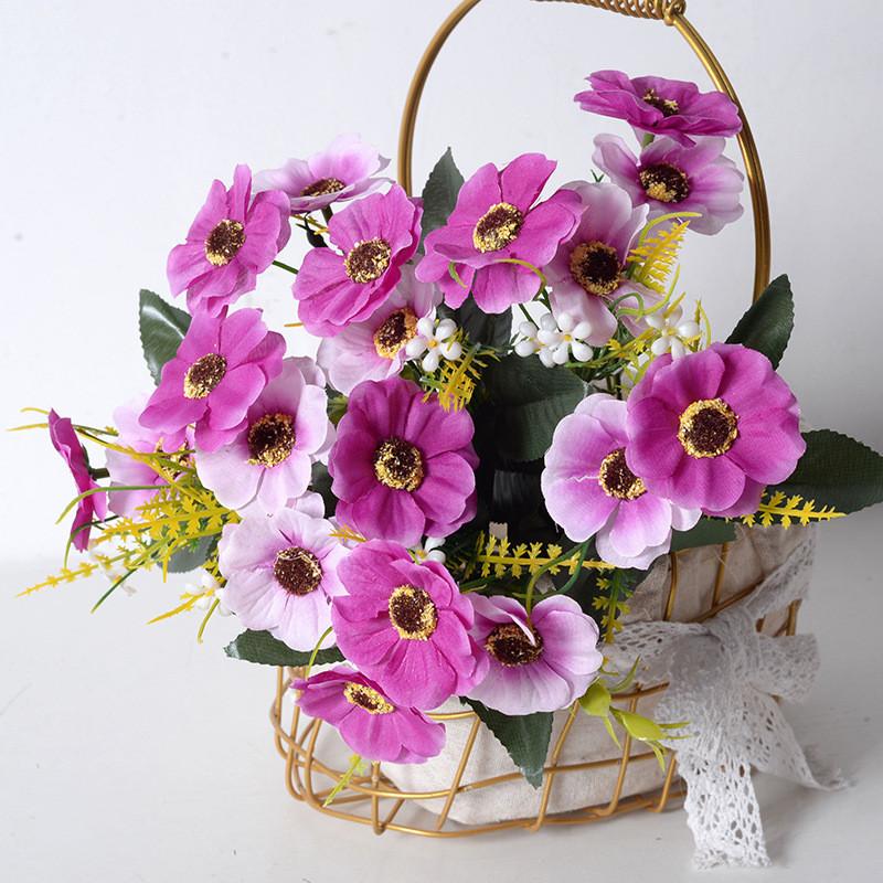 Cherry Artificial Blossoms Wedding Garden Setting Decorative Fake Flower Bouquet