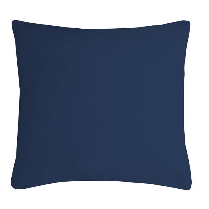 Coussin polyester uni 40 x 40 cm Pop color petrole