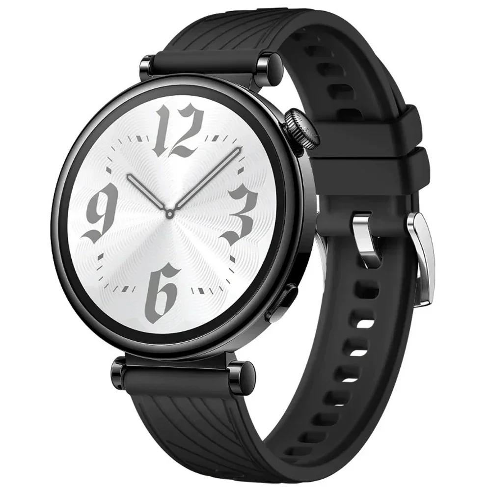 Silicone 18mm Strap for HUAWEI WATCH Band GT 5 4 41mm Bracelet For Garmin Forerunner 265S 255S/Vivoacrive 4S 3S/Venu 3S 2S Bands