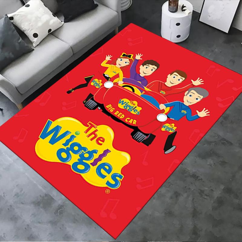 2025 Nuovo Tappeto The Wiggles per Soggiorno Camera da Letto Casa Decorazione Divano, Tappetino Antiscivolo per Giochi Bambini217